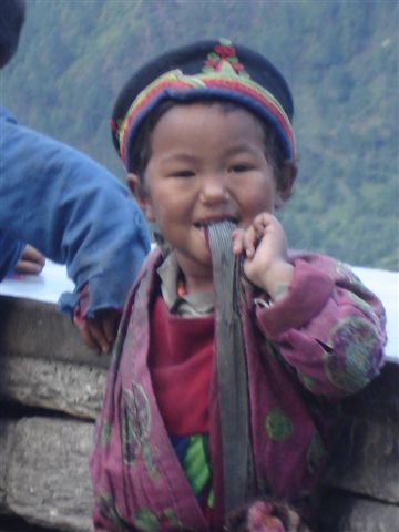 Tamang child, rasuwa